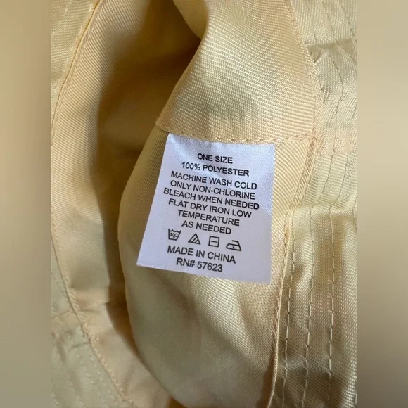 Strawberry Print Kids Bucket Hat - Blue tropical summer resort cruise beach camp - Picture 4 of 4